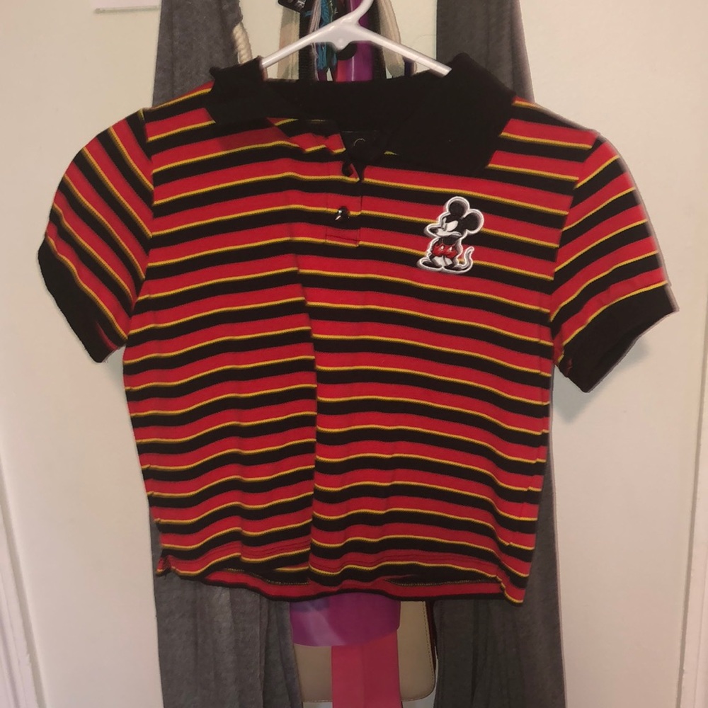 Mickey Mousexforever21 polo tee never worn